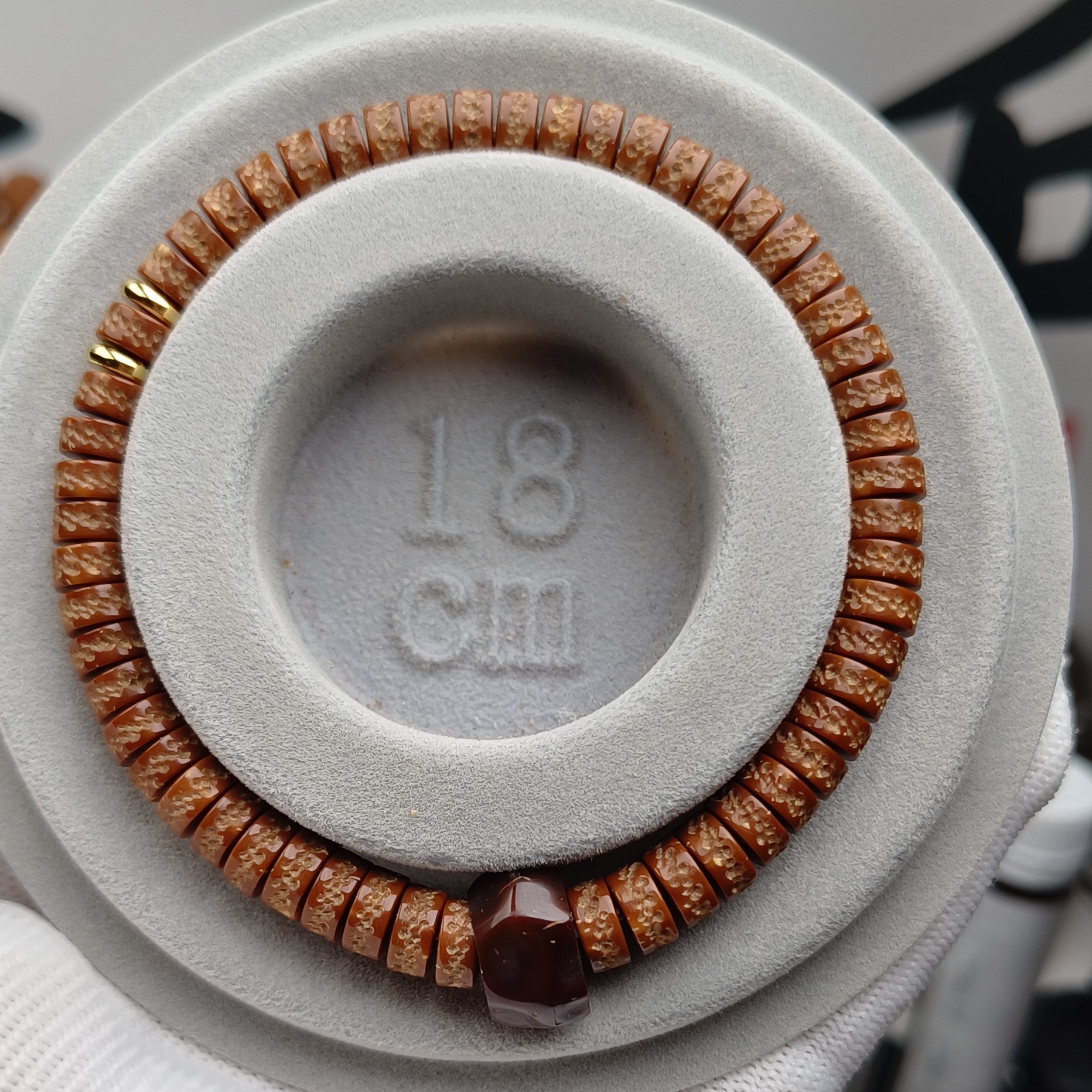 紫金鼠手串实心鼠噶尺寸7mm