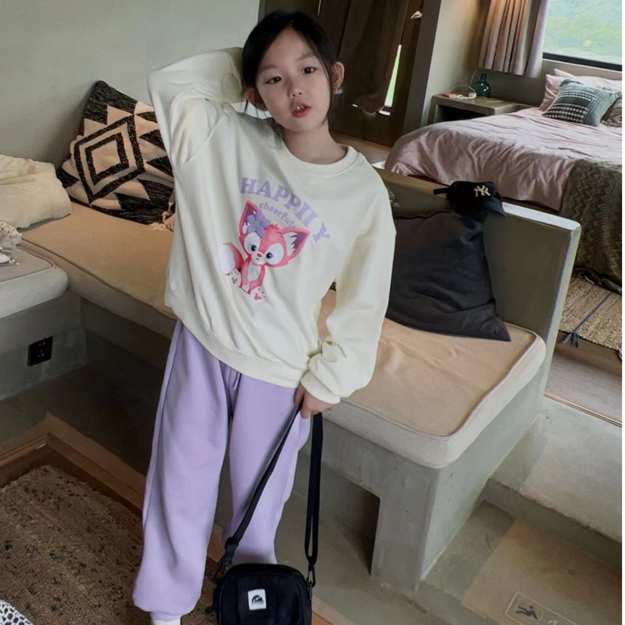 【玲娜贝尔】2023秋季儿童女童休闲休闲运动套装23254