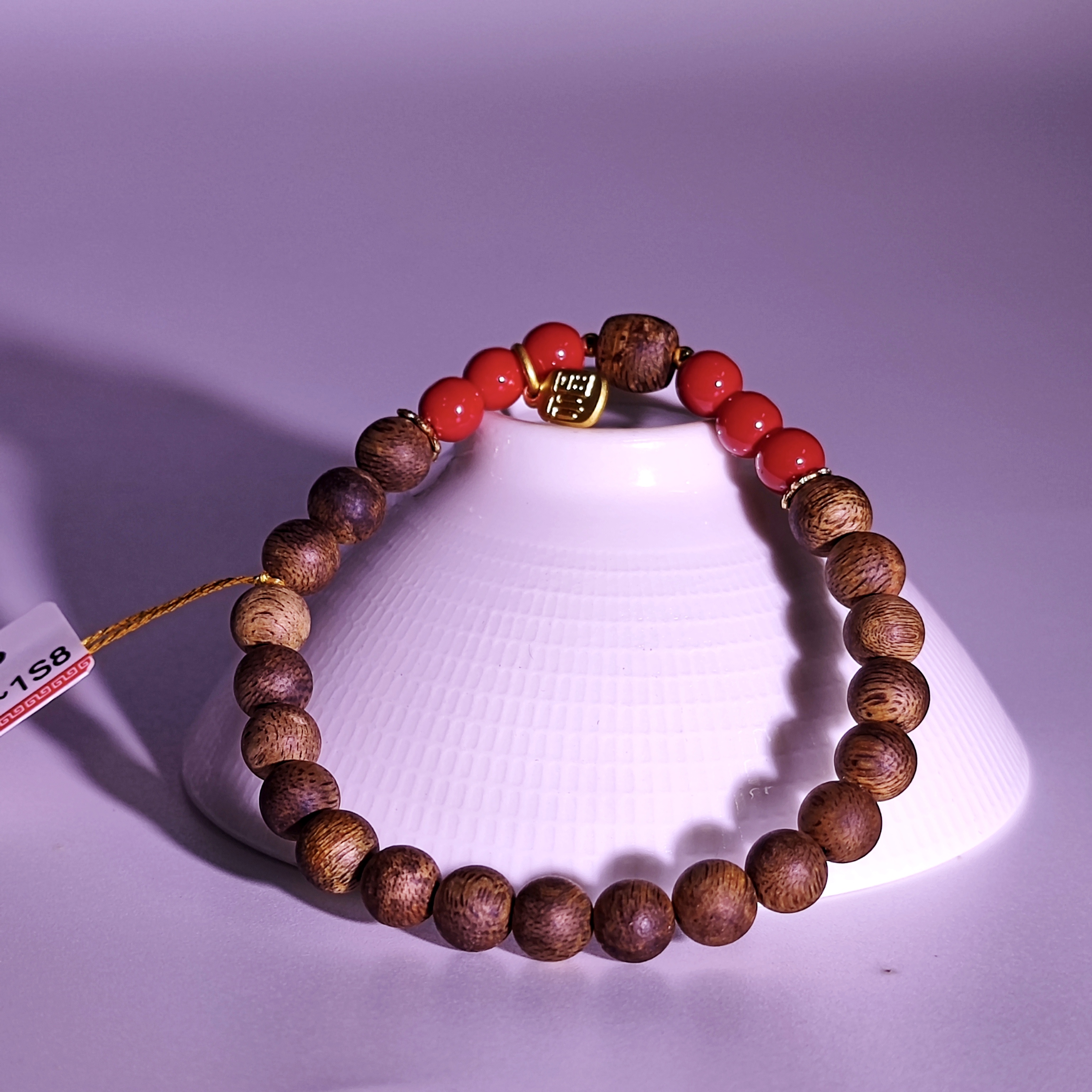 香帮主天然沉香圆DIY珠链0.7MM 