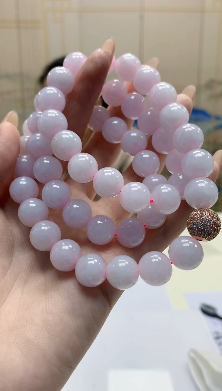 【闪购商品】定制翡翠未镶嵌4902jw-毛货珠链 124