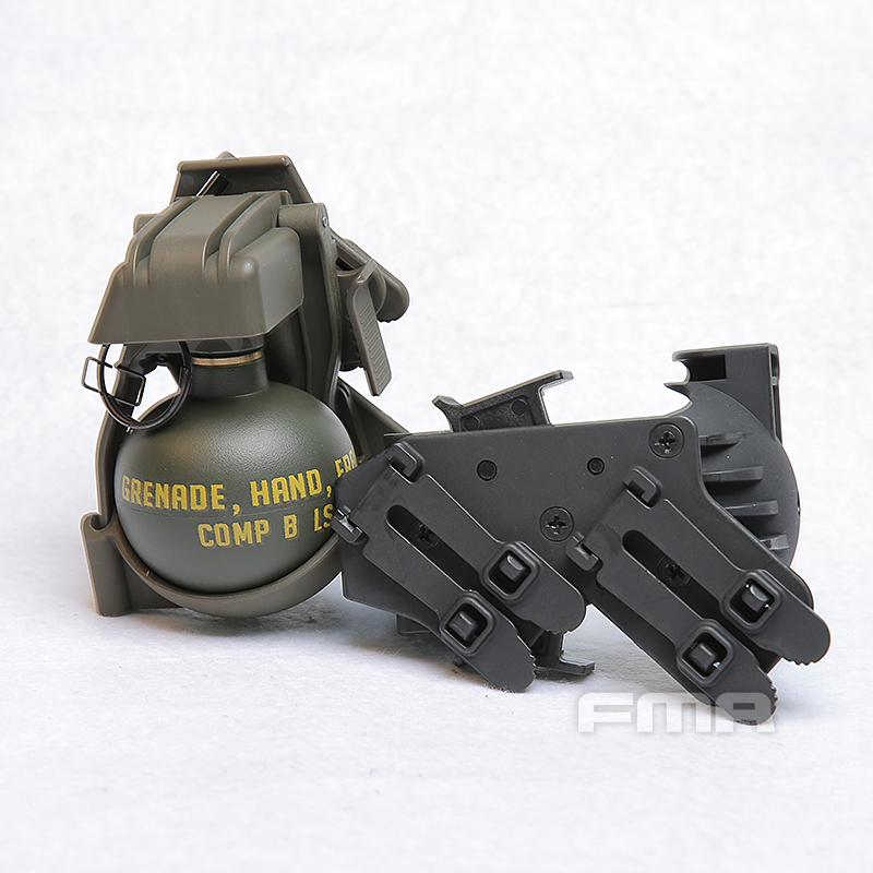 FMA 户外扮骚装备 M67尼龙塑料模型 快取套 吃鸡玩具 TB1332