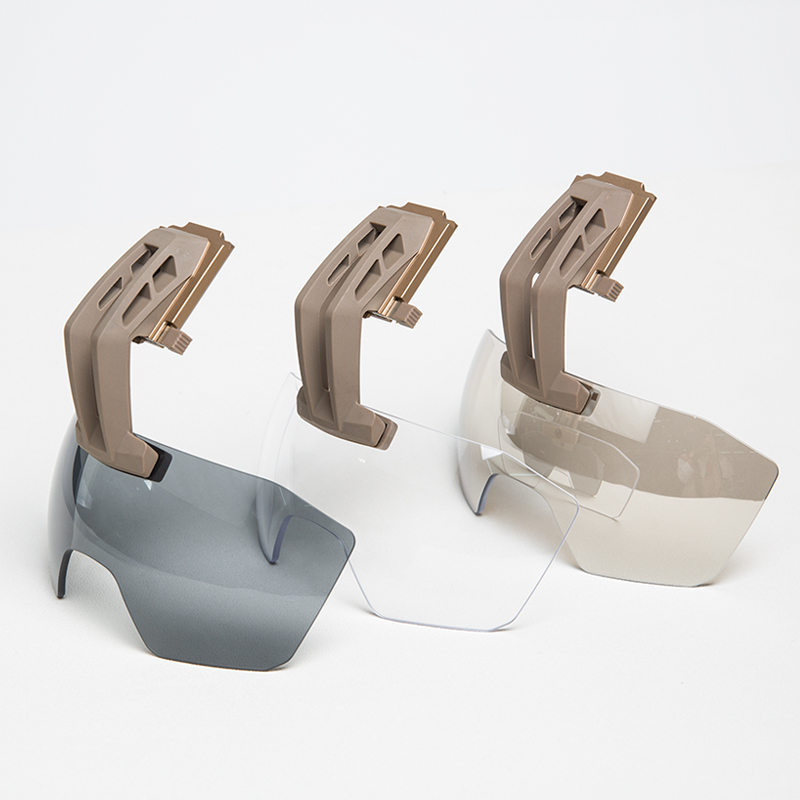 FMA CAIMAN直臂风镜洛威迅3mm防雾镀层防冲击防破片防护镜 TB1361