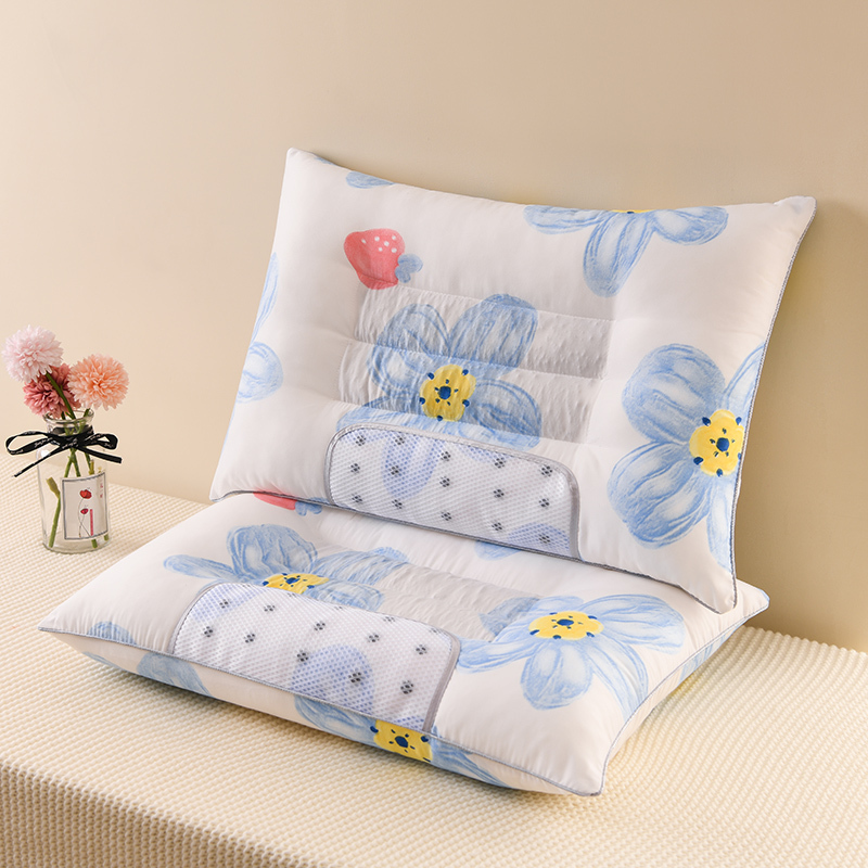 一对装枕头枕芯带枕套五星级酒店护颈椎单人男整头枕家用女宿舍枕