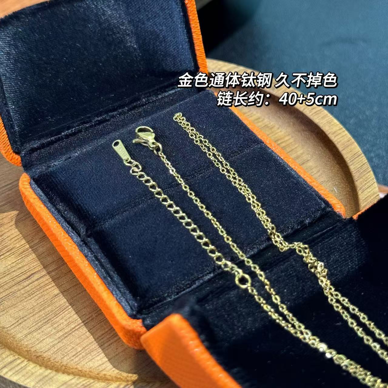 钛钢项链 BIBI【金色O字链】项链X005