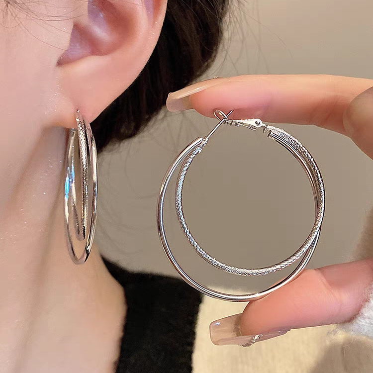 合金耳饰 BIBI【极简素圈】耳环Q094