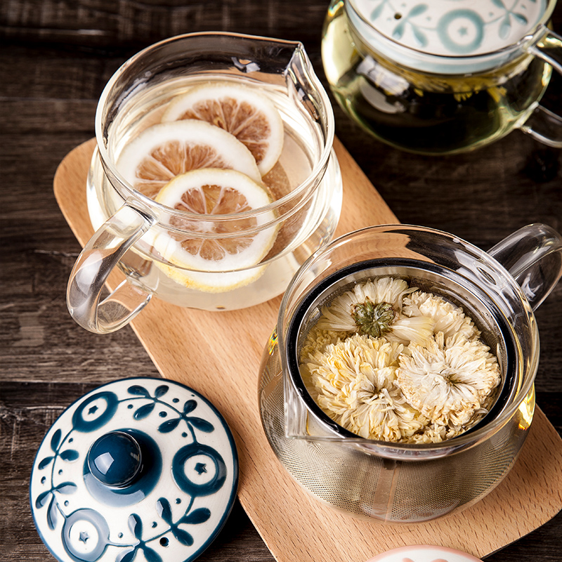 姜妍同款波佐见烧手工制作玻璃泡茶壶