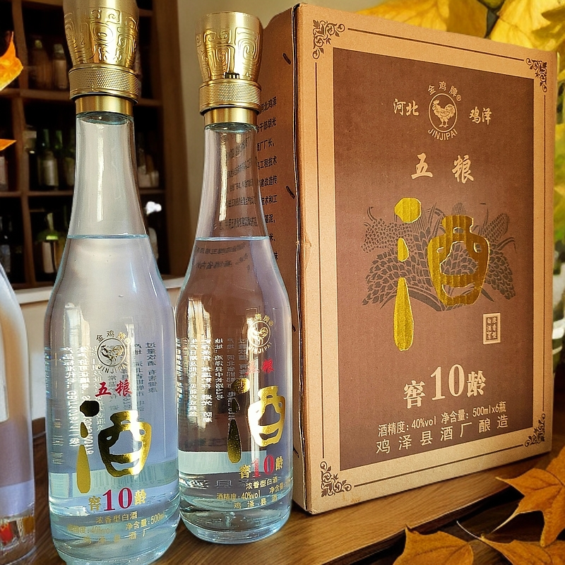 【金鸡牌】40度大金盖窖龄10年 500ml*6瓶