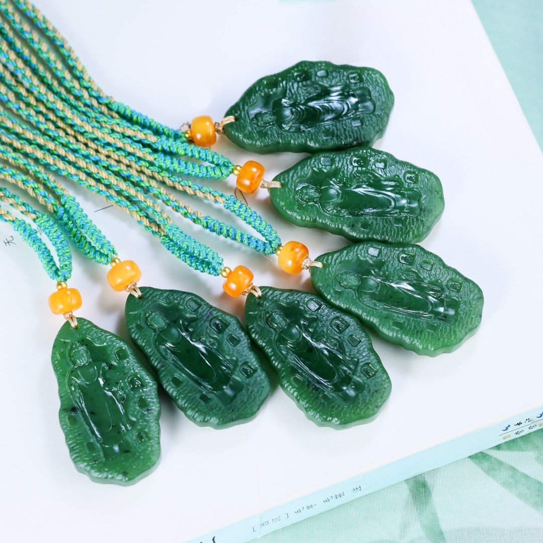 白玉世家印象敦煌/无相佛吊坠（多样性发其一）春日上新礼物