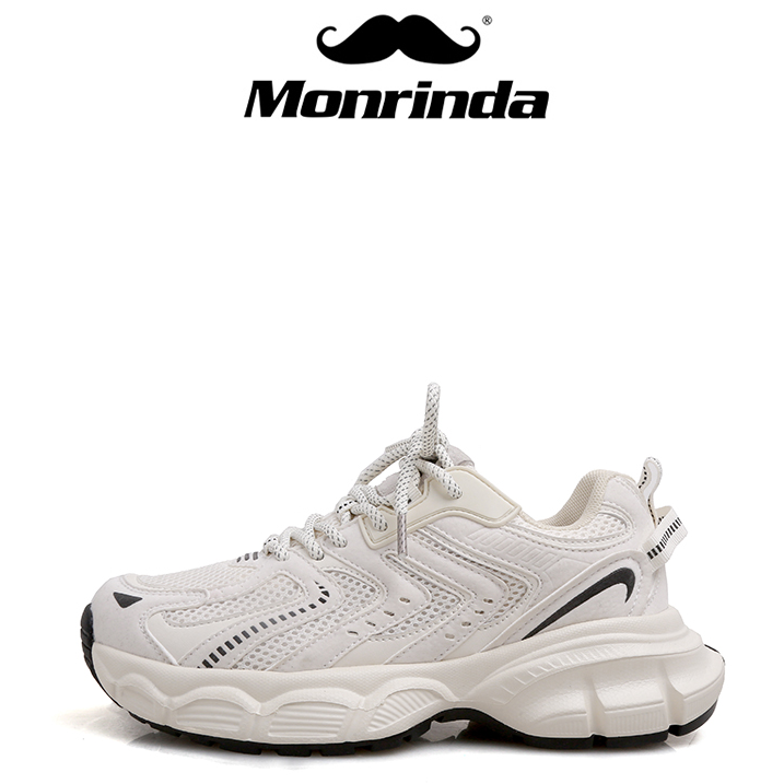 美年达【凤羽】GM650增高老爹鞋春夏季时尚休闲厚底透气运动鞋子ZM