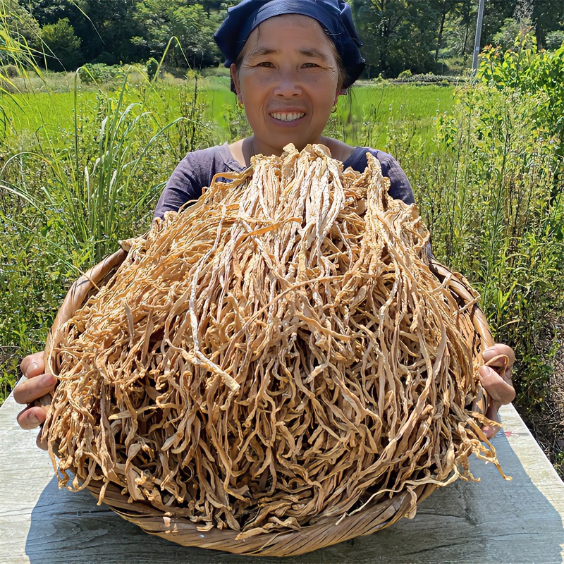 杨巧妹萝卜干干货江西土特产农家日晒脱水干菜萝卜干货无盐萝卜干
