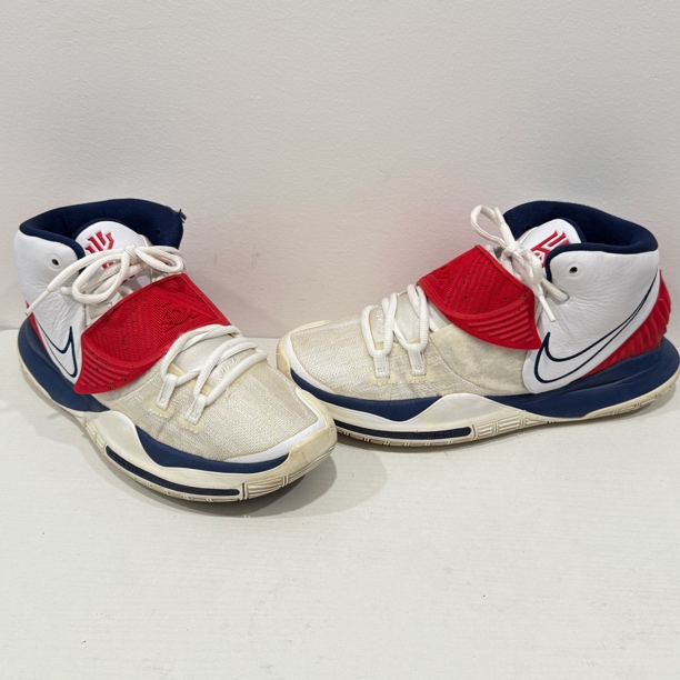 42码/Nike 欧文6实战篮球鞋 美国队配色/二手9新/公价1899