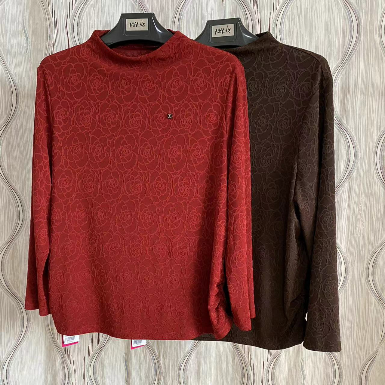 （X0）胖人坊新款大码小衫4488    衣长69   120