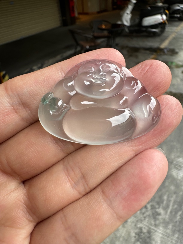 缅甸天然A货翡翠佛公