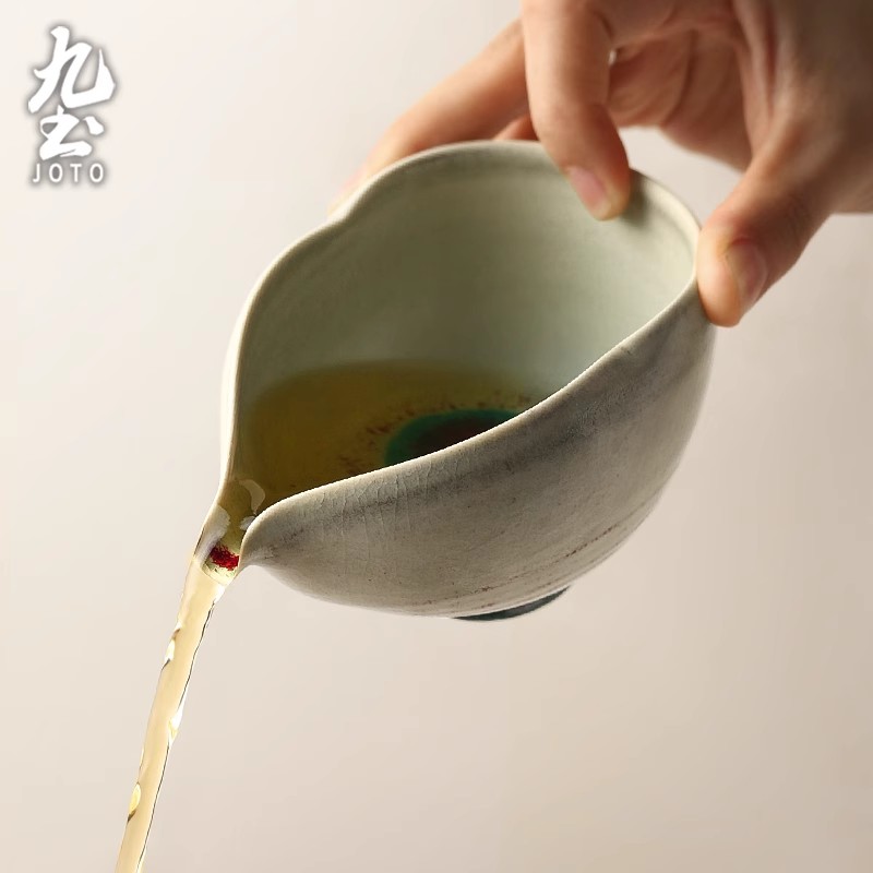 九土窑变釉陶瓷公道杯大号个性功夫茶具配件泡茶分茶器匀茶杯茶海