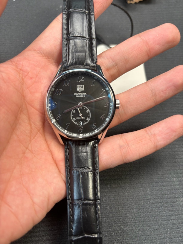95新 TAG Heuer/泰格豪雅 卡莱拉系列自动机械男士腕表