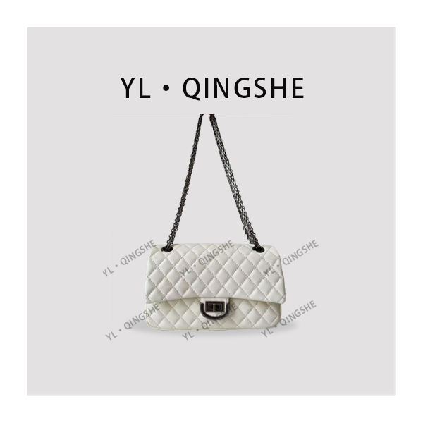 【依琳定制】女士潮流时尚经典气质手拎单肩包SD-5109-1-奶油白