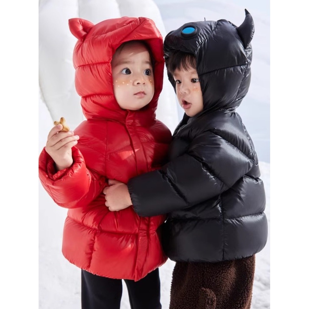 小恶魔卡通热HI护目镜羽绒服加厚