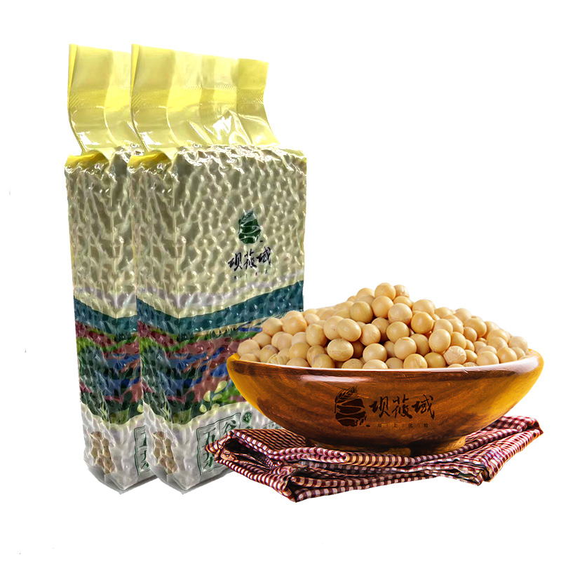 （沽源）张家口土特产坝莜域黄豆500g*2