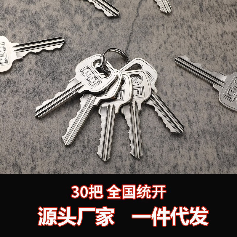 物业万能锁芯钥匙管道井水井电井水表水电房防火门弱电间可套枕套