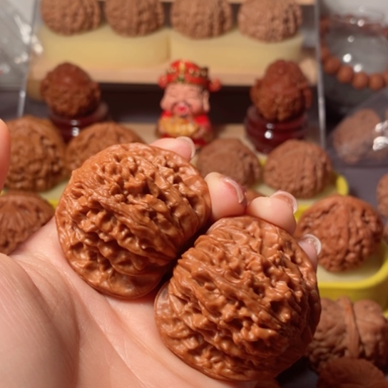 文玩核桃吊坠45四座楼全品