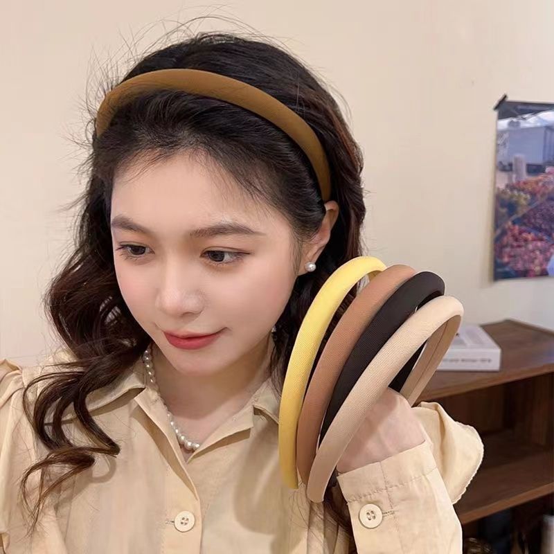 2023年新款高级感森系美学优雅时尚复古细边发箍女简约头箍in枫荷
