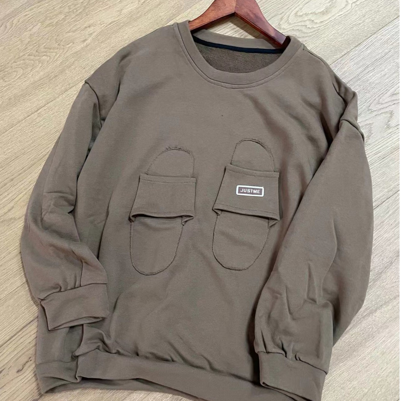 啵啵951卡通毛圈个性卫衣