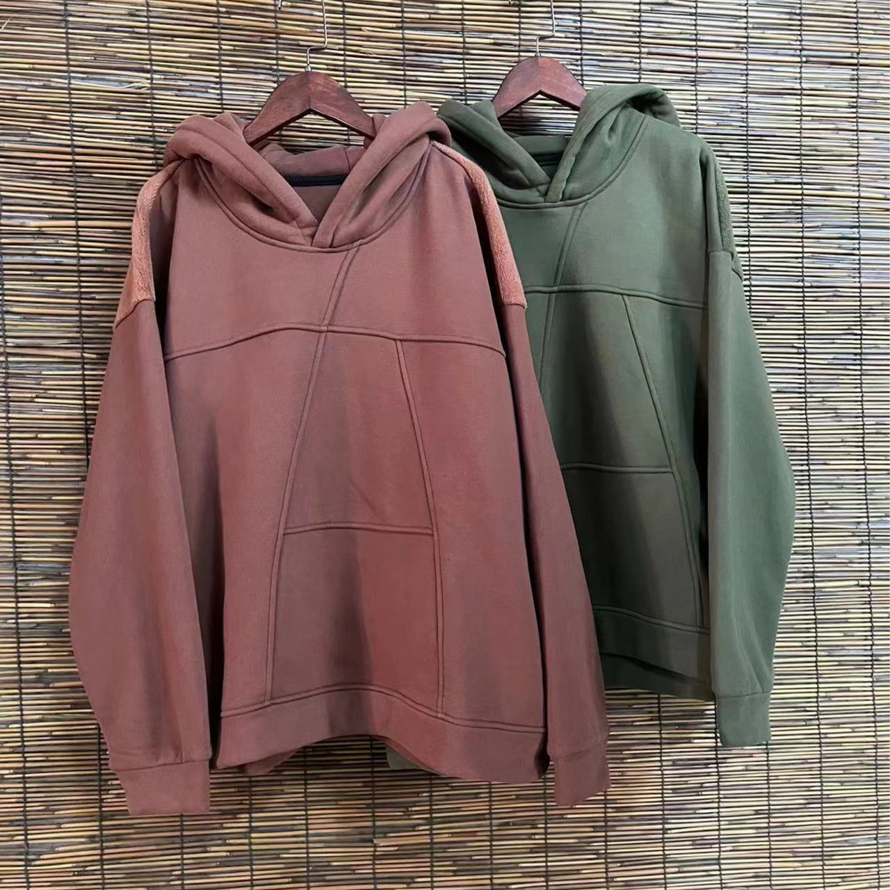 8885百搭个性加绒带帽休闲卫衣