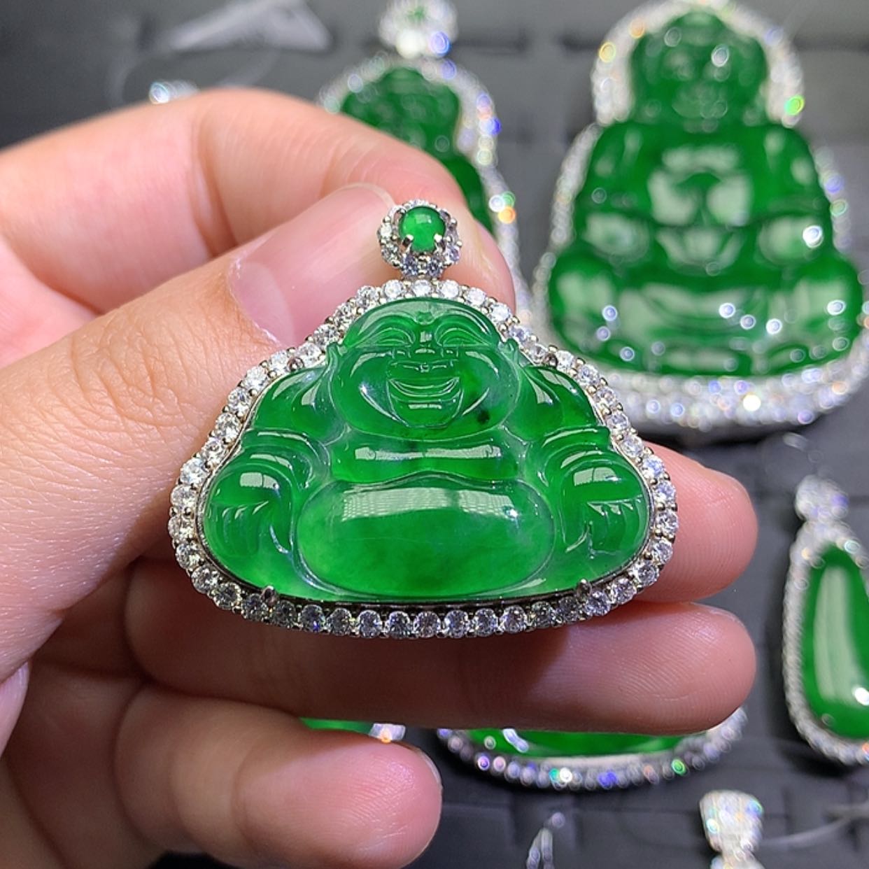 【闪购商品】翡翠颈饰银S925镶嵌聴***术