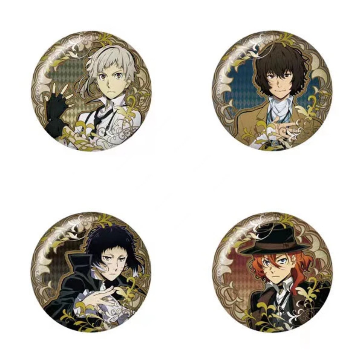 【文豪野犬】文艺复兴徽章吧唧  动漫周边