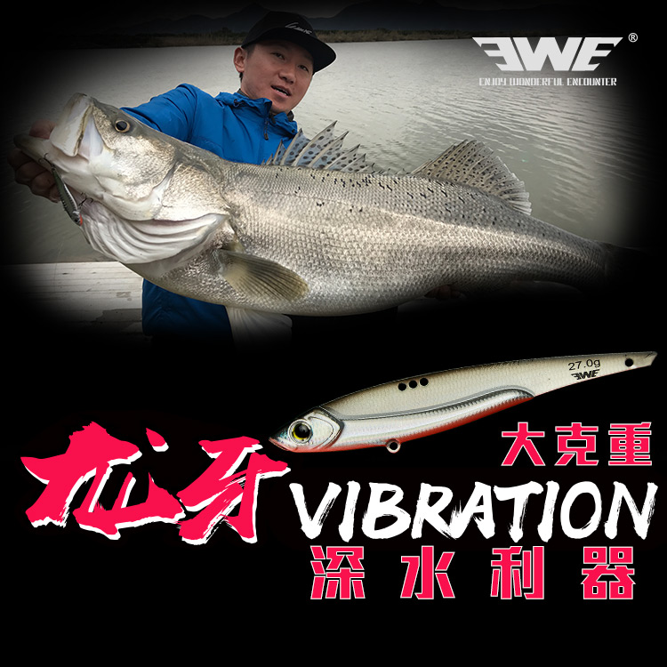 EWE【大克重龙牙】金属VIB路亚饵（带钩）多种鱼通杀