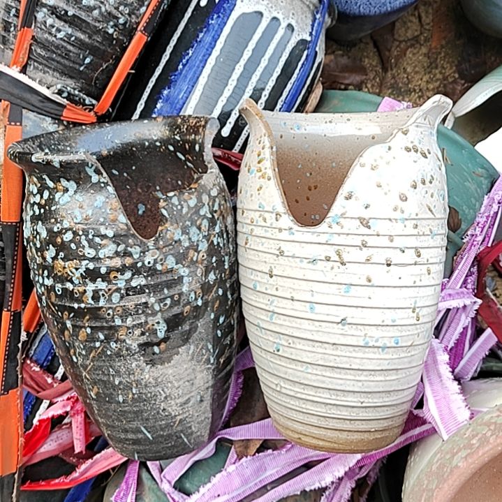 【闪购商品】紫砂花盆口13高23两个