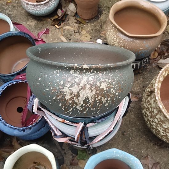 【闪购商品】紫砂花盆口25高14一个