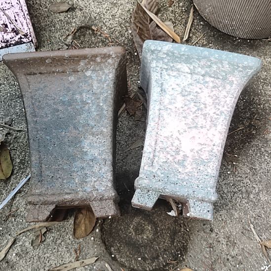 【闪购商品】紫砂花盆口14高19两个