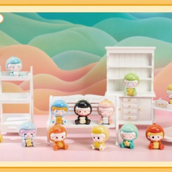 【直播拆】抱抱龙睡衣萌粒潮玩手办可爱公仔 DIY创意挂件