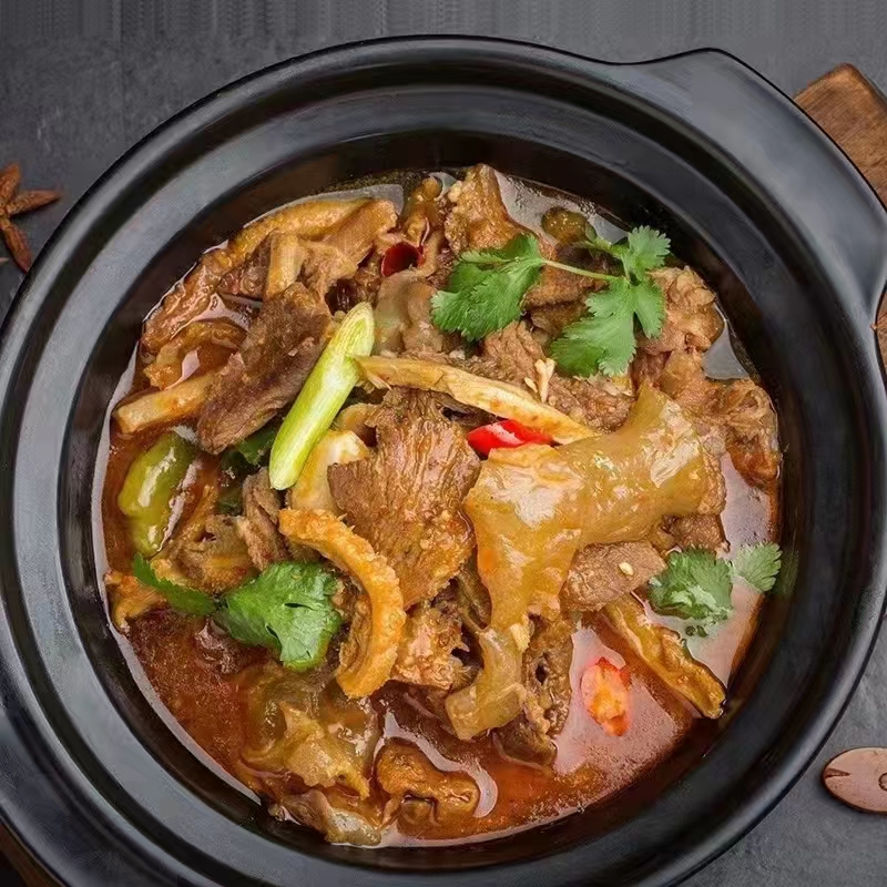 【丁家四姐】湖南湖北 牛三鲜牛肉牛杂钵子菜 加热即食800克每袋