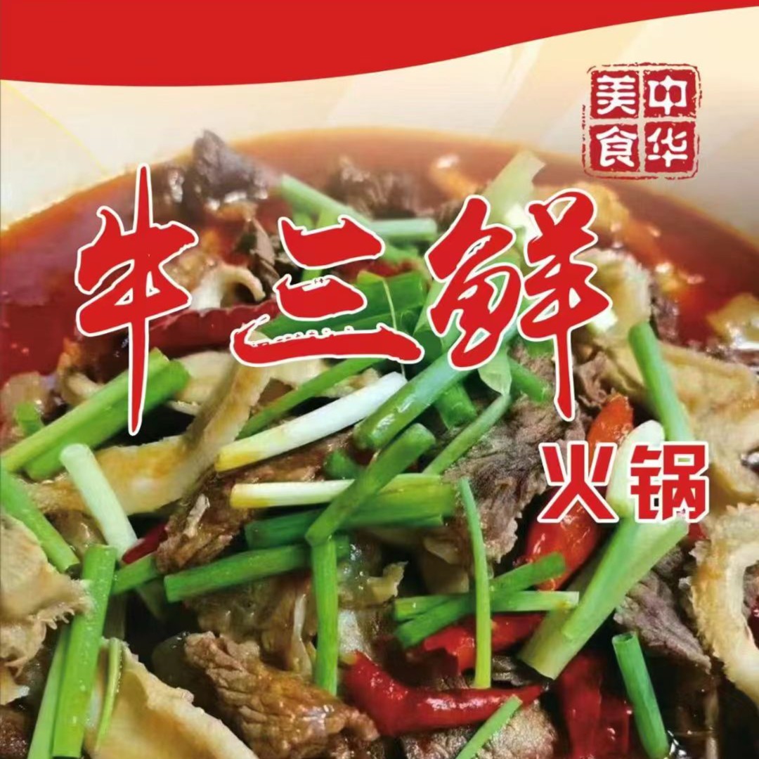 【小招专属】公安牛三鲜牛肉火锅加热即食800克两袋送鱼丸包邮