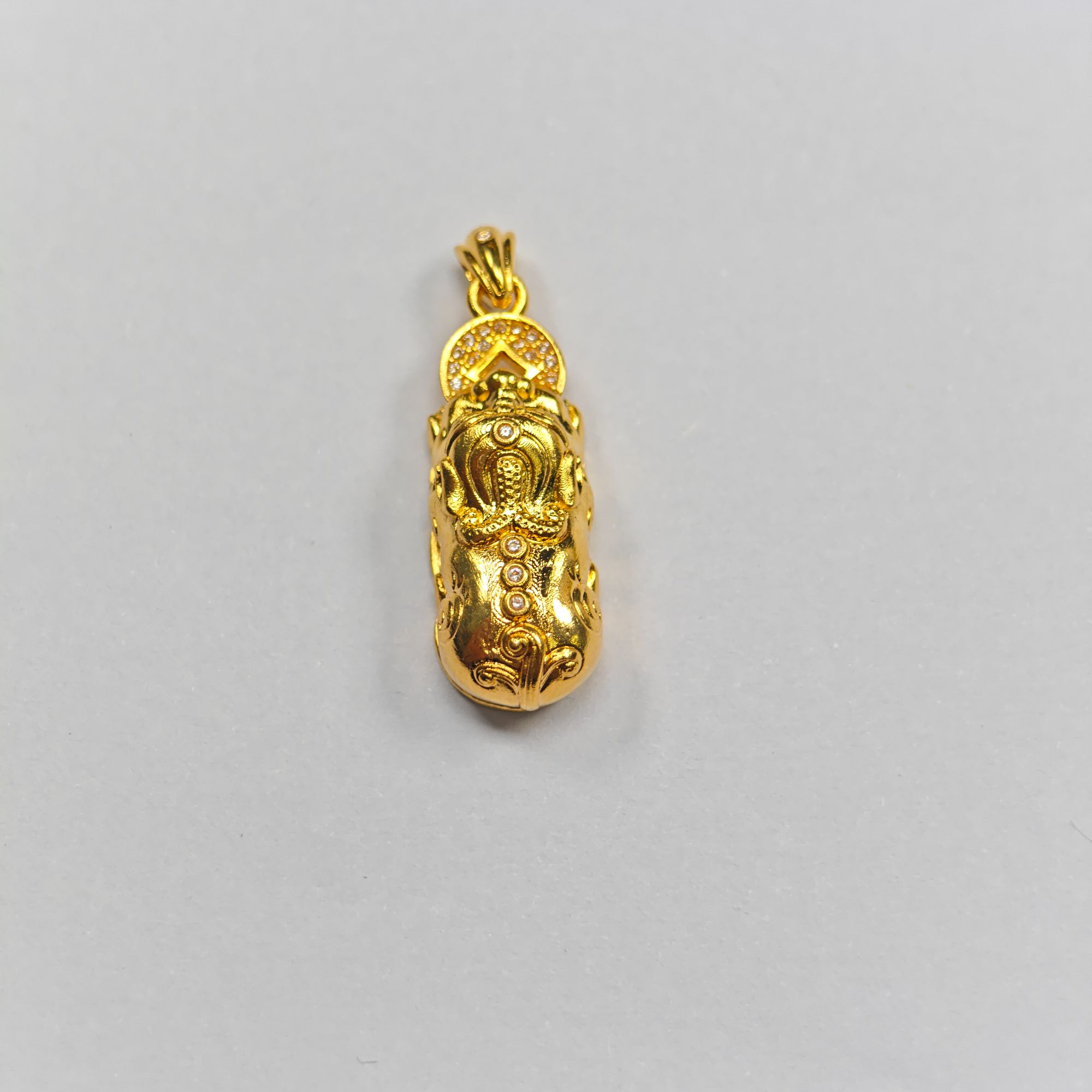 苹果珠宝严选-AU750金貔貅吊坠（1366）