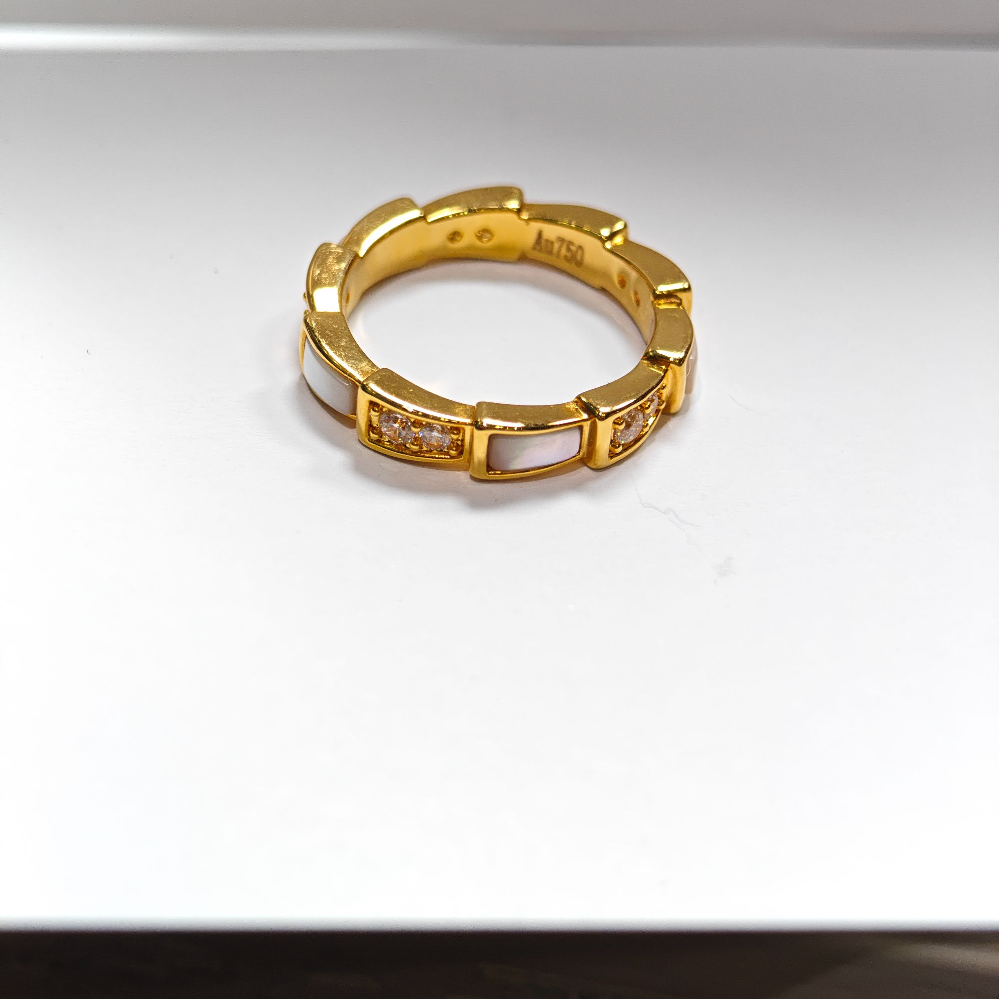 苹果珠宝严选—Au750大气款戒指百搭款（1366）