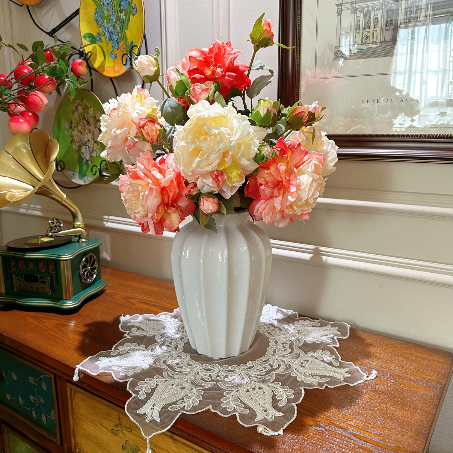 高品质高端28层牡丹花仿真客厅假花婚庆仿真花摆设轻奢高档芍药