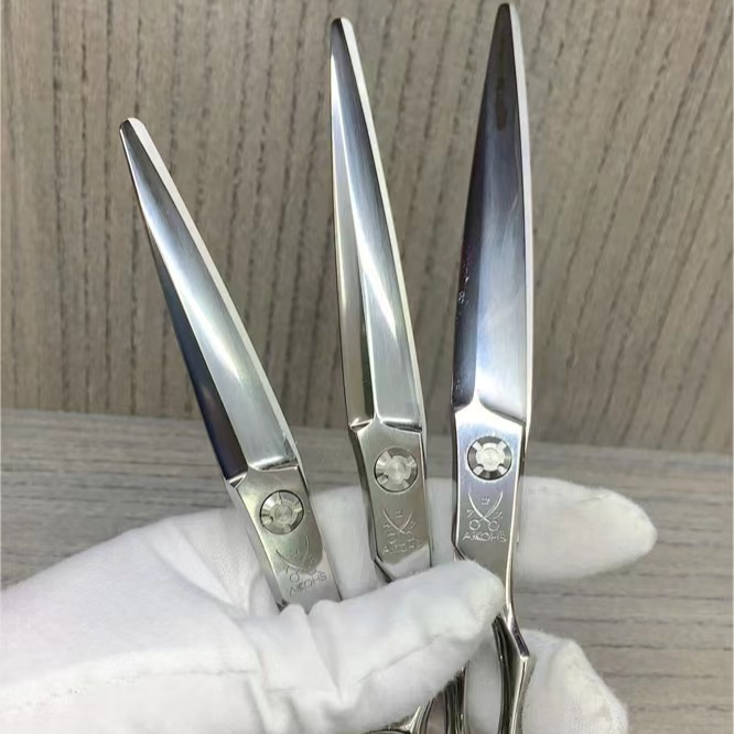 亚古士AKKOHS美发剪刀手工骨剪家用多功能合金