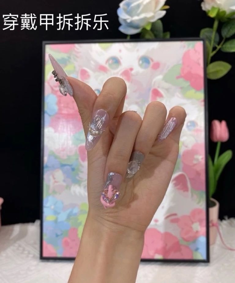 【 富婆8连拆】保底12副纯手工穿戴甲