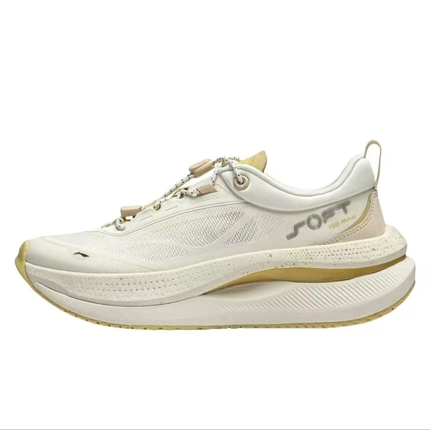 李宁SOFT GO MAX女子反光轻量高回弹潮流休闲鞋AGLU046