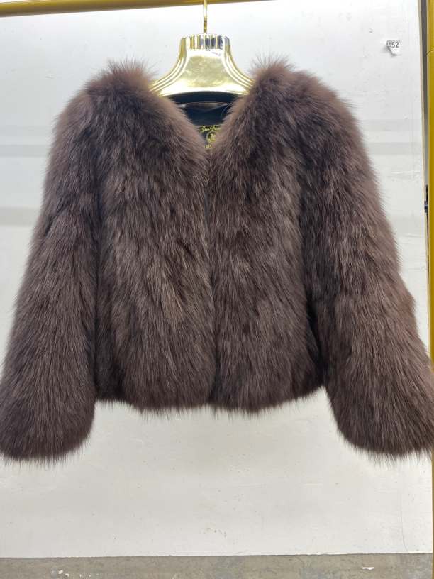 时尚百搭皮草短款外套（以直播间为准）