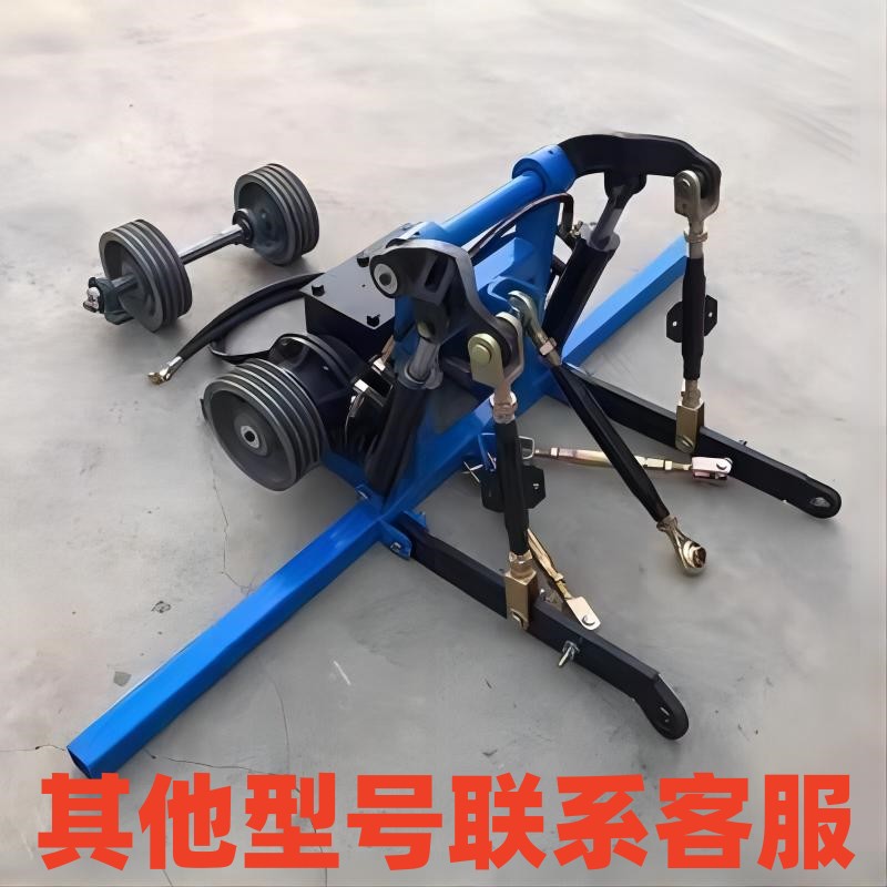 旧履带收割机改装旋耕机打田全套支架