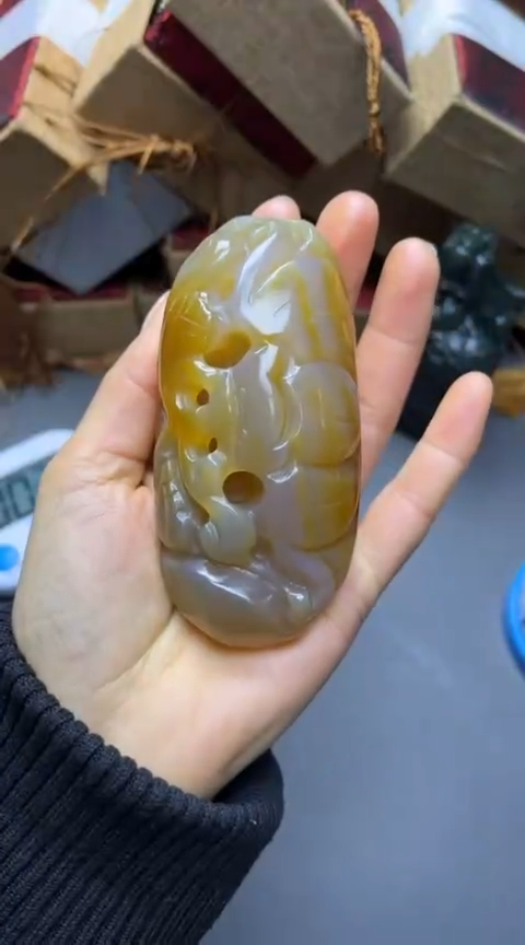 【闪购商品】玛瑙/玉髓颈饰未镶嵌多样性发货拍一发一