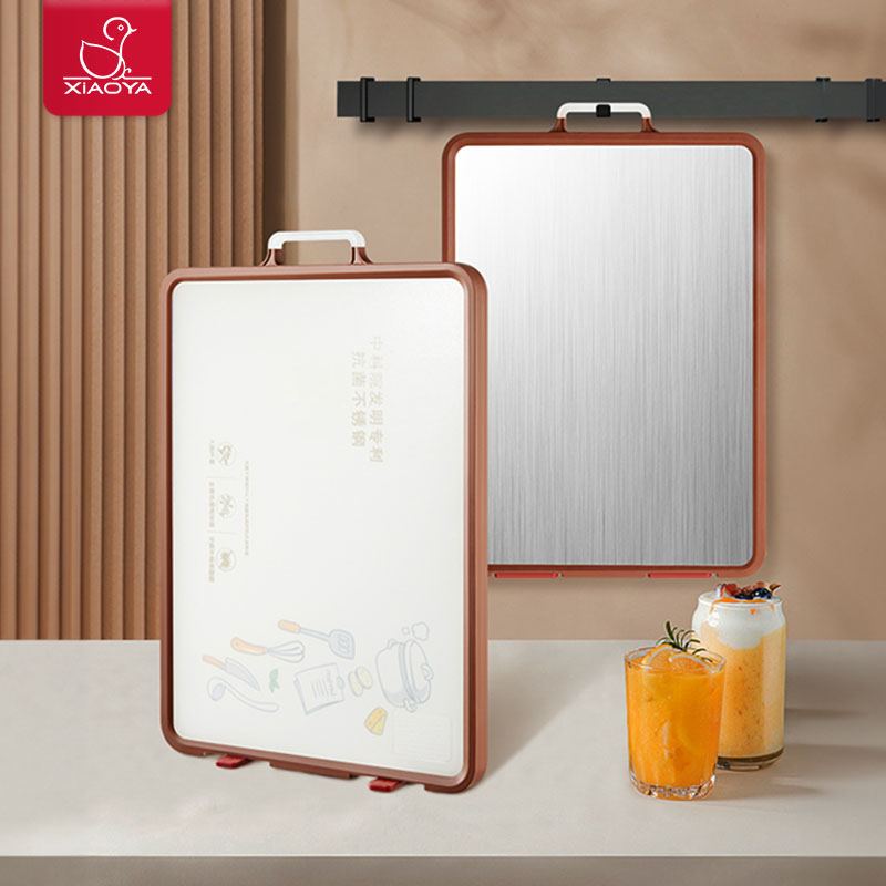 【赤峰邮政专属】切菜板不锈钢面板双面家用加厚防霉擀面案板砧板