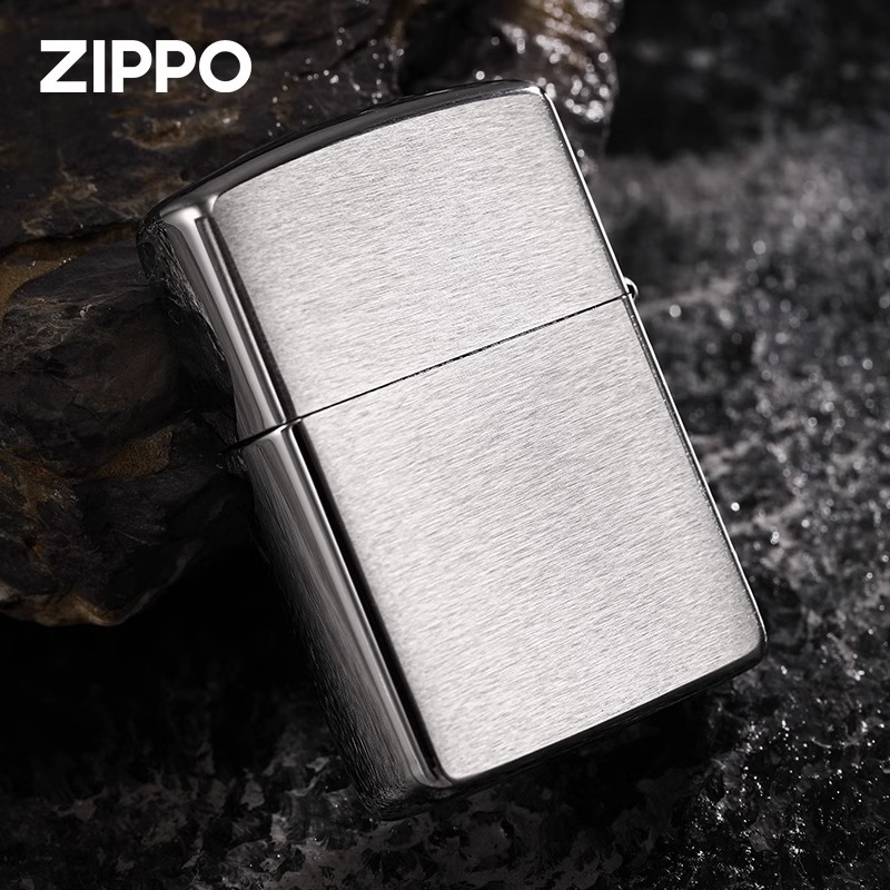 ZIPPO/之宝162盔甲重机沙子原装正品打火机铬拉丝 正版MBH1X1