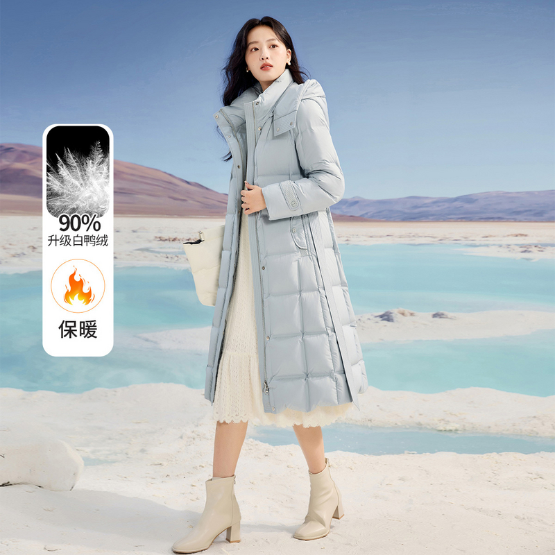 【直播专享】Y644664羽绒服 香影马卡龙羽绒服女中长款年冬季
