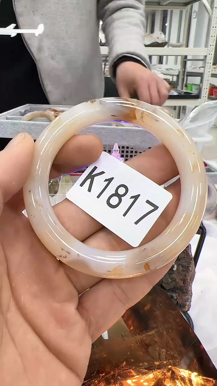 【闪购商品】玛瑙/玉髓手镯未镶嵌K1817