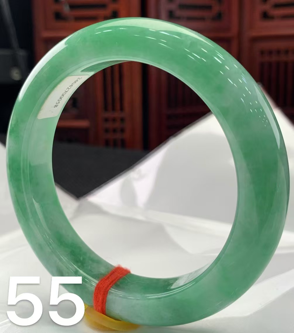 天然缅甸A货翡翠正圈